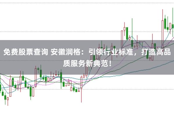 免费股票查询 安徽润格:引领行业标准,打造高品质服务新典范!