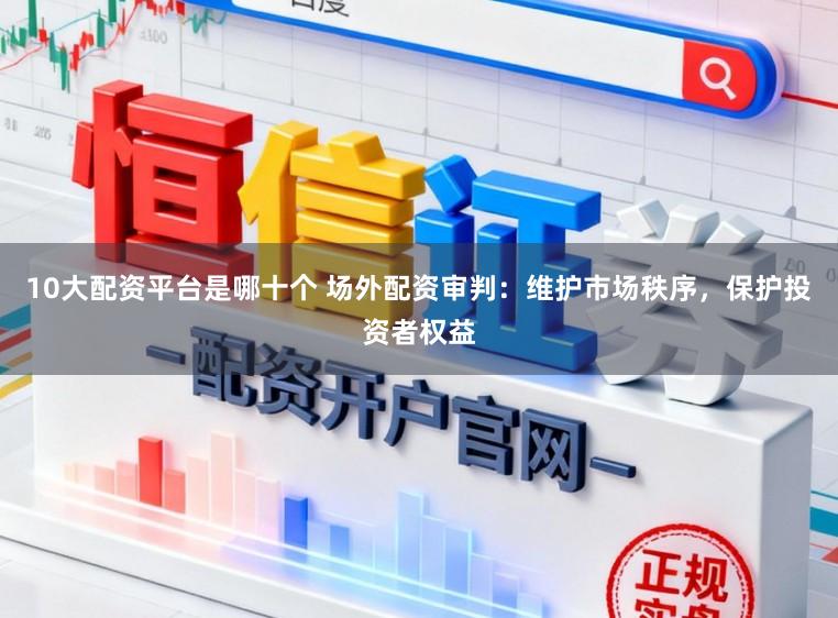 10大配资平台是哪十个 场外配资审判:维护市场秩序,保护投资者权益